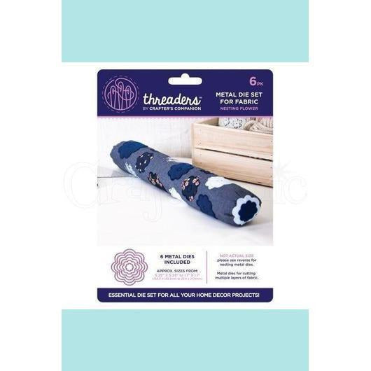 Crafters Companion Threaders Nesting Die Set Fabric Nesting Flower