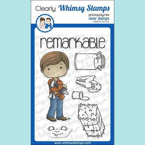 Whimsy Stamps - Polka Dot Pals Nour Clear Stamps