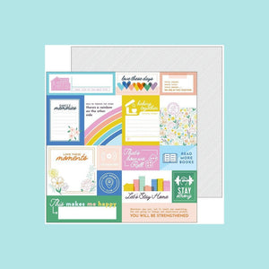 Gold Pinkfresh Studio - Let's Stay at Home : 12 x 12 Single Sheets