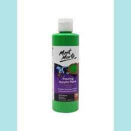 Mont Marte - Premium Pouring Acrylic Paint 240ml (8.12oz) DARK GREEN
