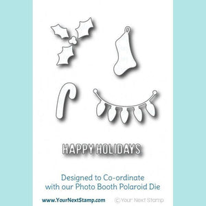 Your Next Stamp - Holiday Photo Booth Elements Die Set