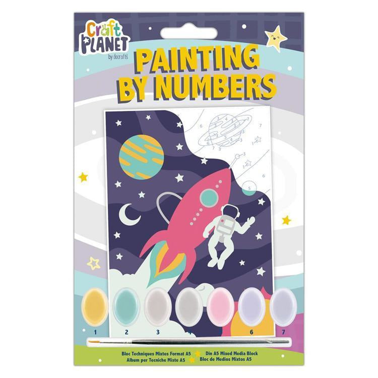 Planet Crafts by Docrafts - Mini Painting By Numbers - Space