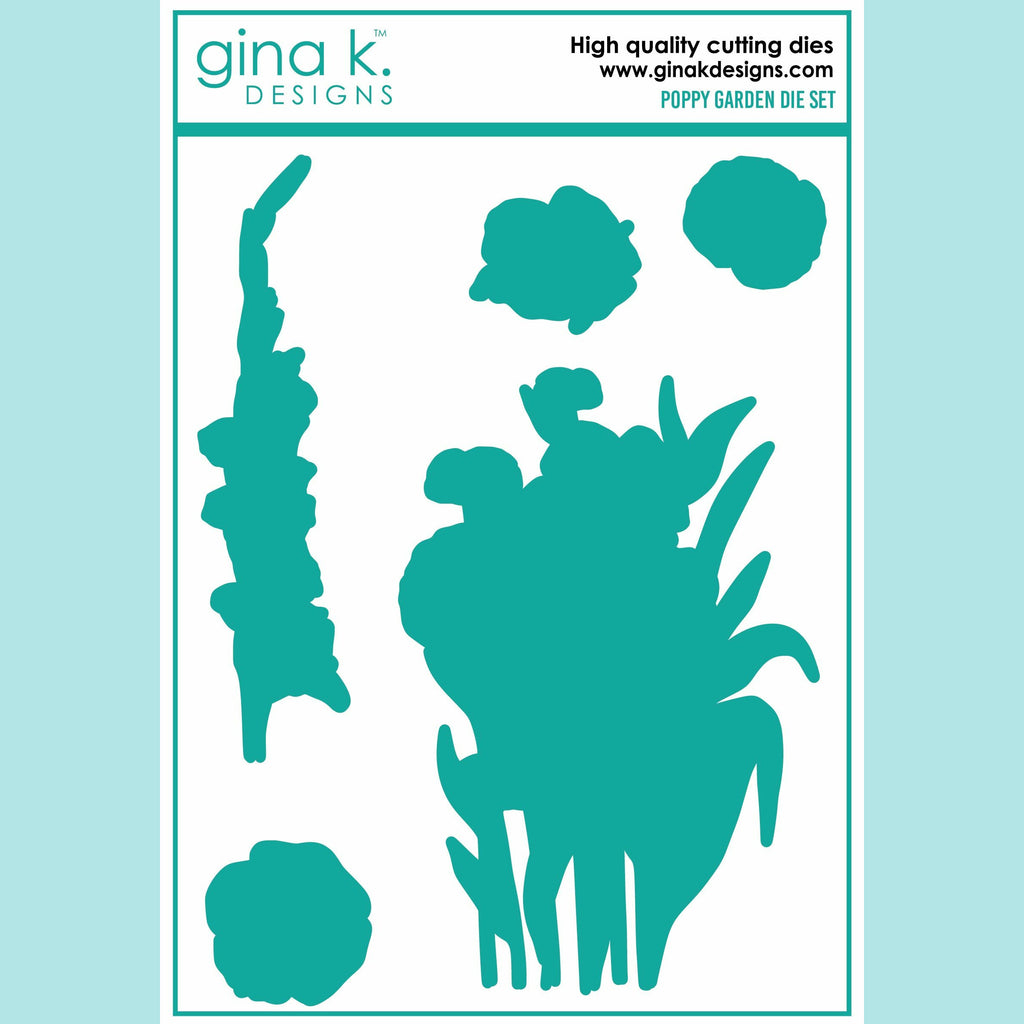 Gina K Designs - Poppy Garden Die Set