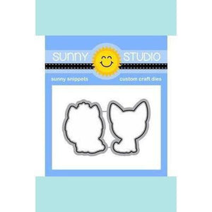 Sunny Studio Stamps - Puppy Dog Kisses Stamp and Die