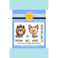 Sunny Studio Stamps - Puppy Dog Kisses Stamp and Die