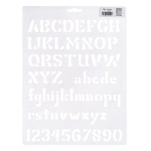 Darice® - Quilting Creations Painting Stencils: 1 inch Letters Set