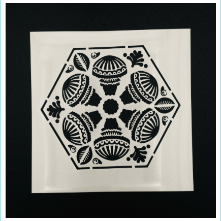 Art Foamies - RedTinRoof Mushroom Mandala 6" x 6"