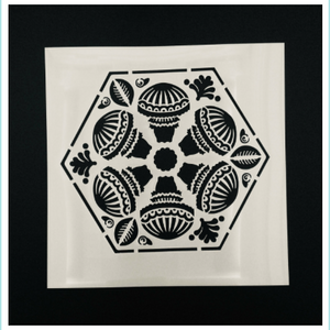 Art Foamies - RedTinRoof Mushroom Mandala 8" x 8"