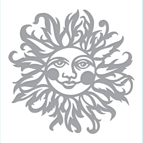 Spellbinders - Die D-Lites -  Sun Face - Great, Big Wonderful World by Sharyn Sowell