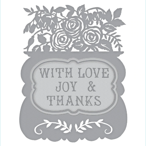 Spellbinders - Shapeabilities - Etched Dies -  With Love - Great, Big, Wonderful World Collection by Sharyn Sowell