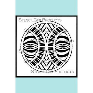StencilGirl Boho Striped Circle Stencil