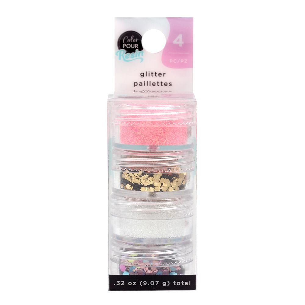 American Crafts - Color Pour Resin Glitter Set - Warm
