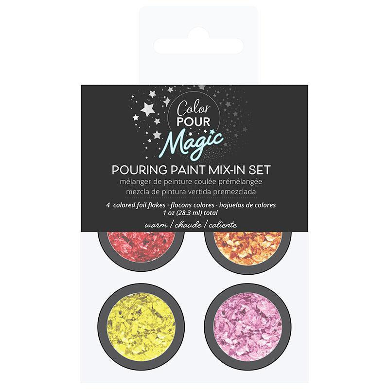 Color Pour Magic Collection - Foil Flakes - Warm