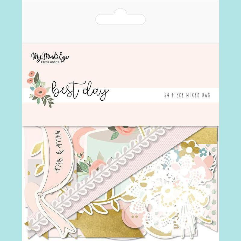 My Mind's Eye - Best Day Collection - Ephemera - Mixed Bag with Foil Accents