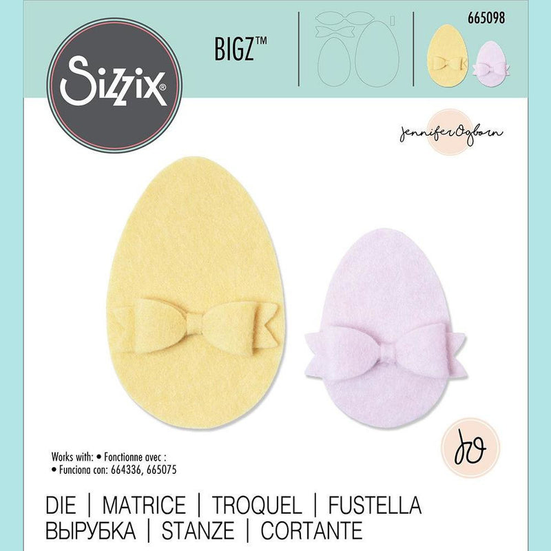 Sizzix - Bigz Die - Easter Egg by Jennifer Ogborn