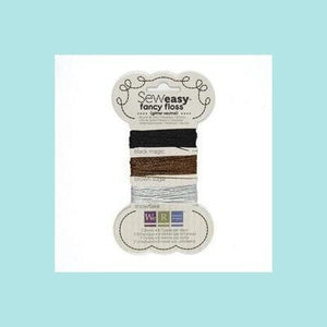 Gray We R Memory Keepers - WRMK - Seweasy Fancy Floss and Baker's Twine