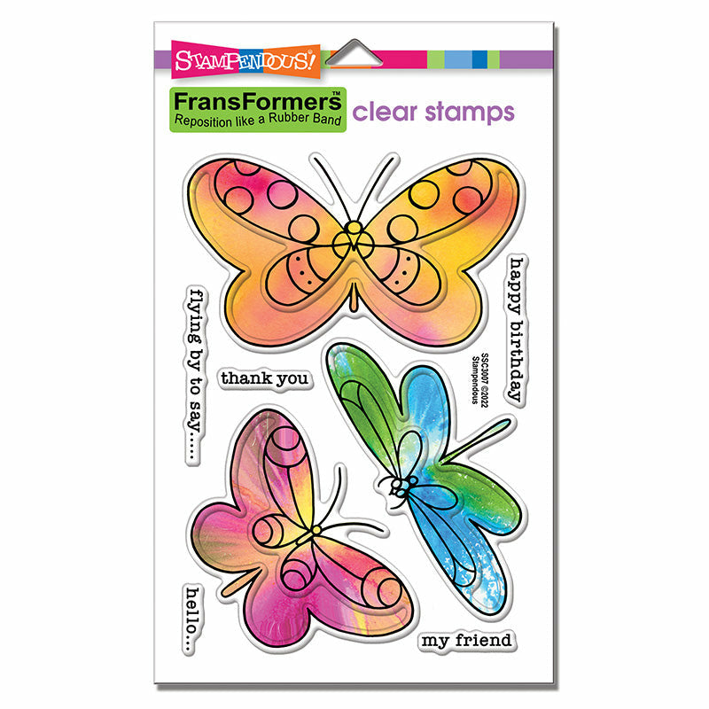 Stampendous - FransFormer™ Wings Stamp Set