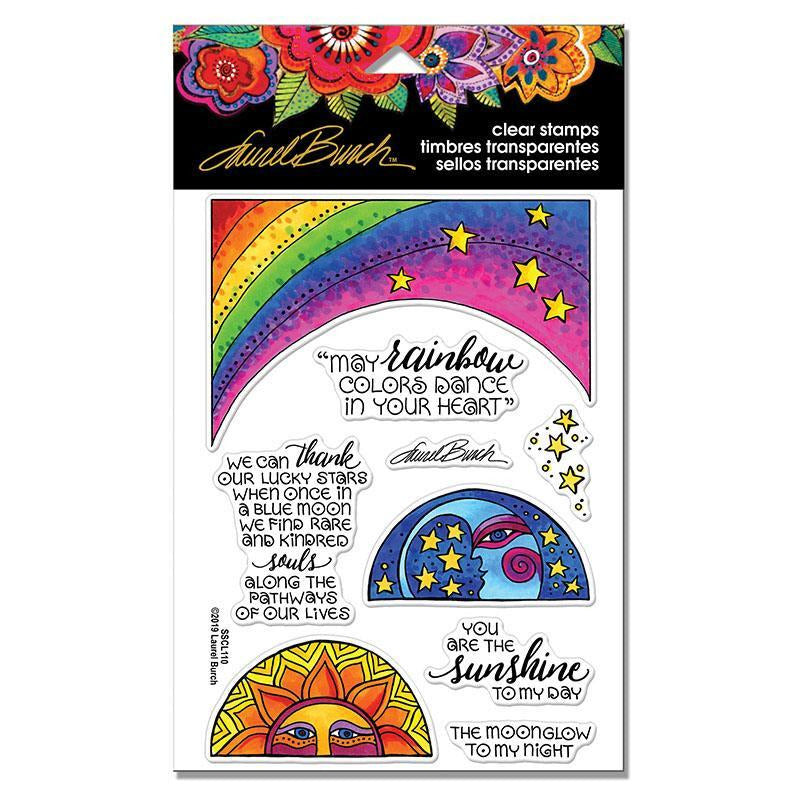 Stampendous - Laurel Burch Rainbow Moon Perfectly Clear Stamps