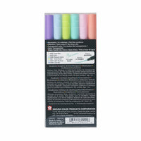 Sakura - Koi Colouring Brush Pen - 6pc Sets PASTEL