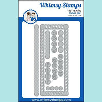 Whimsy Stamps - Slimline Twisty Frame Die