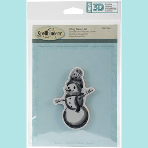Spellbinders - Whimsical Snowman - 3D Shading Stamps