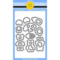 Sunny Studio Stamps - Baby Bear Stamp and Die