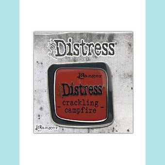 Tim Holtz - Distress Enamel Pin Carded - August Colour - Crackling Campfire