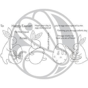 The Rabbit Hole Designs - Hip Hop Squad 4x8 Stamps