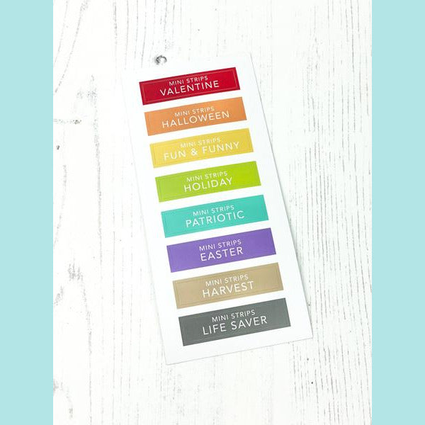 Taylored Expressions - Mini Strips Simple Storage Stickers 2