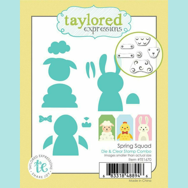 Taylored Expressions - Spring Squad Die & Clear Stamp Combo