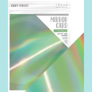 Tonic Studios - Craft Perfect - Iridescent Mirror Card WATER SPRITE
