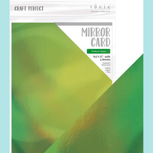 Tonic Studios - Craft Perfect - Iridescent Mirror Card SEAFOAM GREEN 