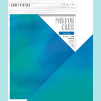 Tonic Studios - Craft Perfect - Iridescent Mirror Card TIDAL WAVE