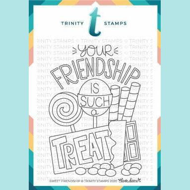 Trinity Stamps - 3x4 Sweet Friendship Stamp Set