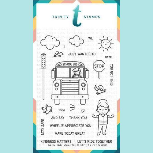 Trinity Stamps - 4x6 Let's Ride Together Stamp Set