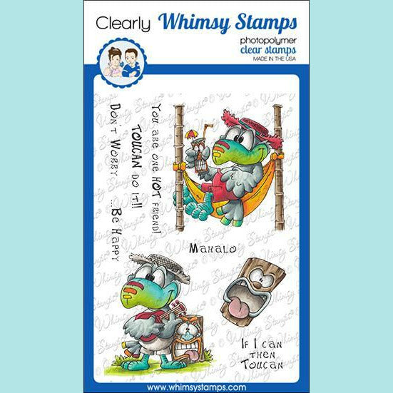 Whimsy Stamps - Tropical Toucan Clear Stamps