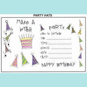 Creative Expressions - U-Mount Party Hats Rubber Stamp Set