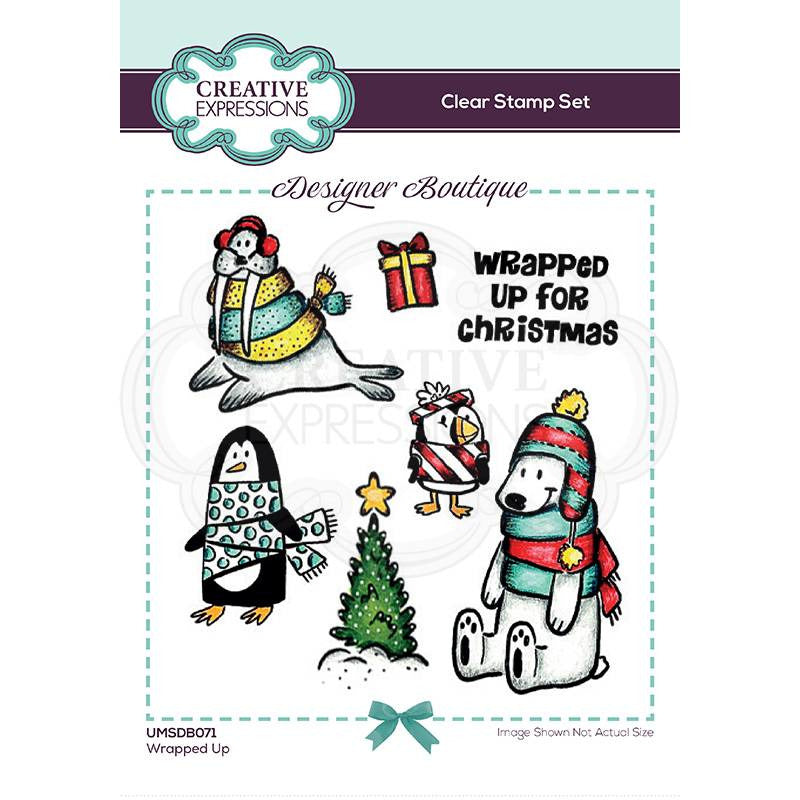 Creative Expressions - Designer Boutique Collection Wrapped Up A6 Clear Stamp Set