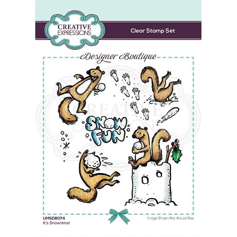 Creative Expressions - Designer Boutique Collection It’s Snowtime! A6 Clear Stamp Set