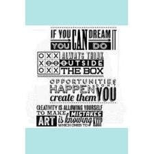 Tim Holtz Stampers Anonymous Motivation 1 CMS289