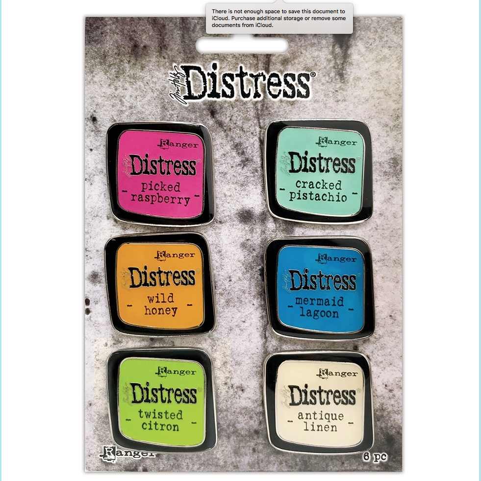 Tim Holtz - Distress Enamel Pins - Collection #1