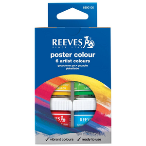 Reeves Poster Paints 22ml x 6 - Kids Painting