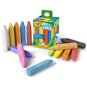 Crayola - Washable Sidewalk Chalk - 16 Colours