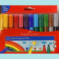 Faber-Castell - Jumbo Connector Pens - 12 Pack