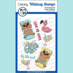 Whimsy Stamps - Life is Cool Clear Stamps