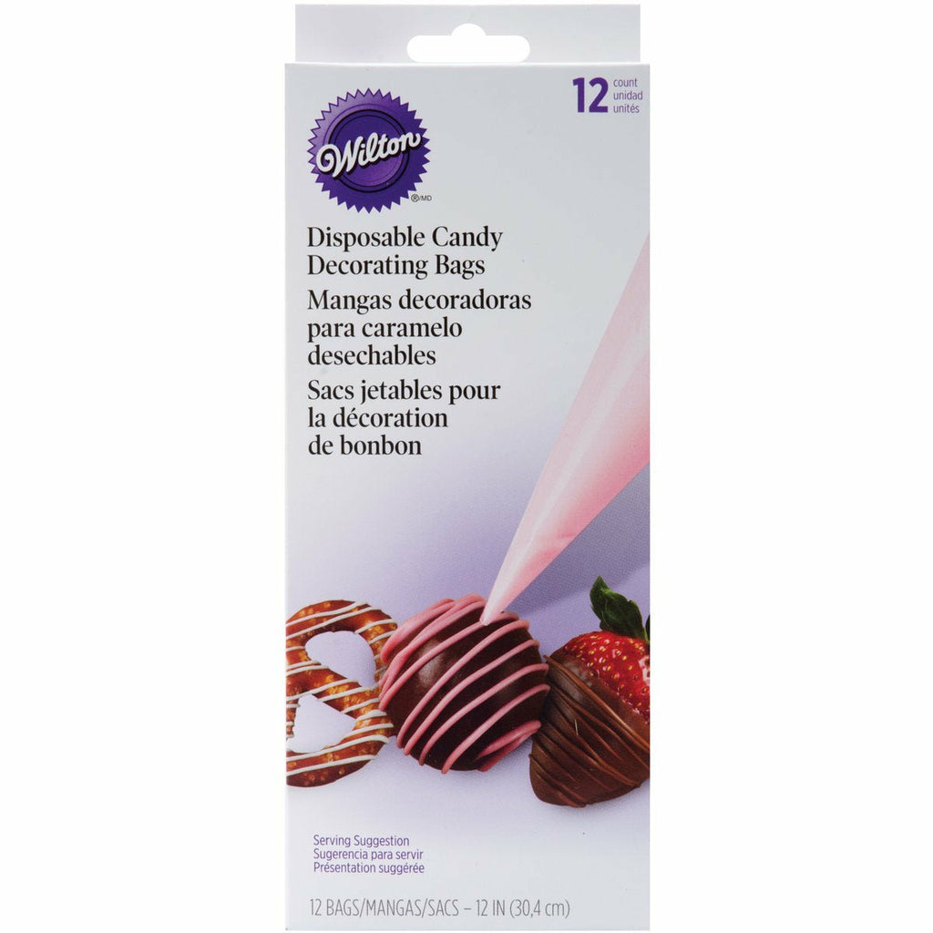 Wilton - Disposable Candy Decorating Bags 12 pack