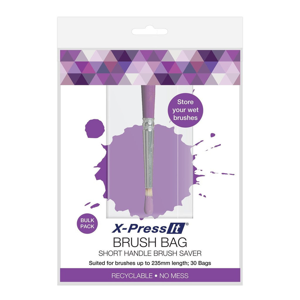 X-Press It - Brush Bag Short Handle x30 Pack