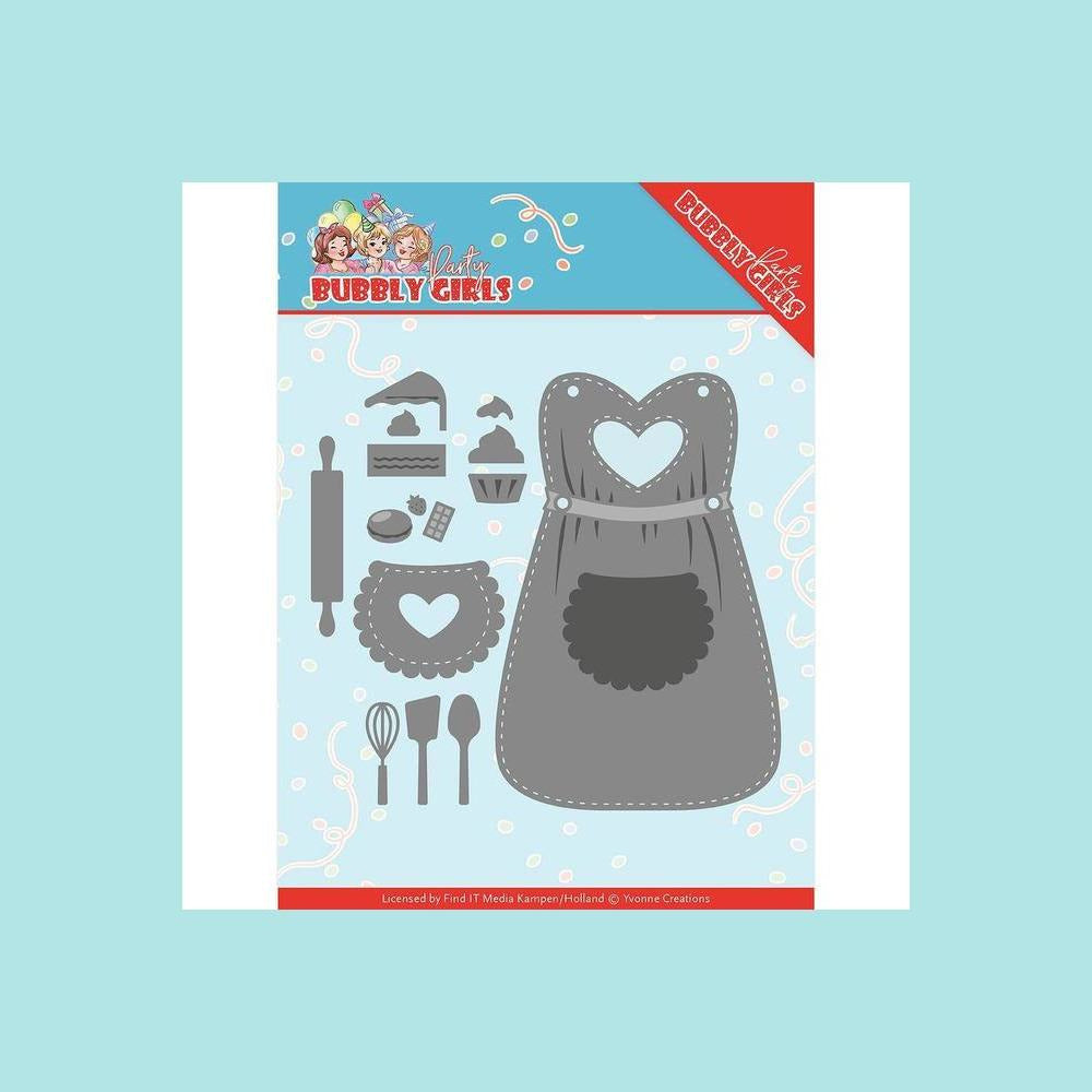 Lavender Couture Creations - Die - Yvonne Creations - Bubbly Girls Party - Apron
