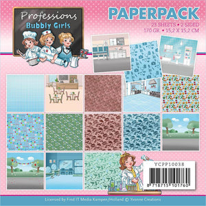 Find It - Paperpack - Yvonne Creations - Bubbly Girls - Professions