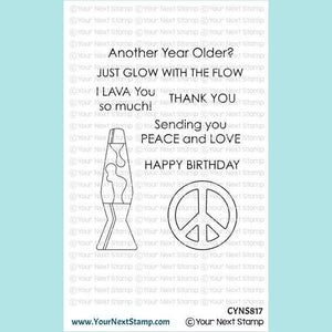 Your Next Stamp - Glow with the Flow Stamp and Die Set STAMP